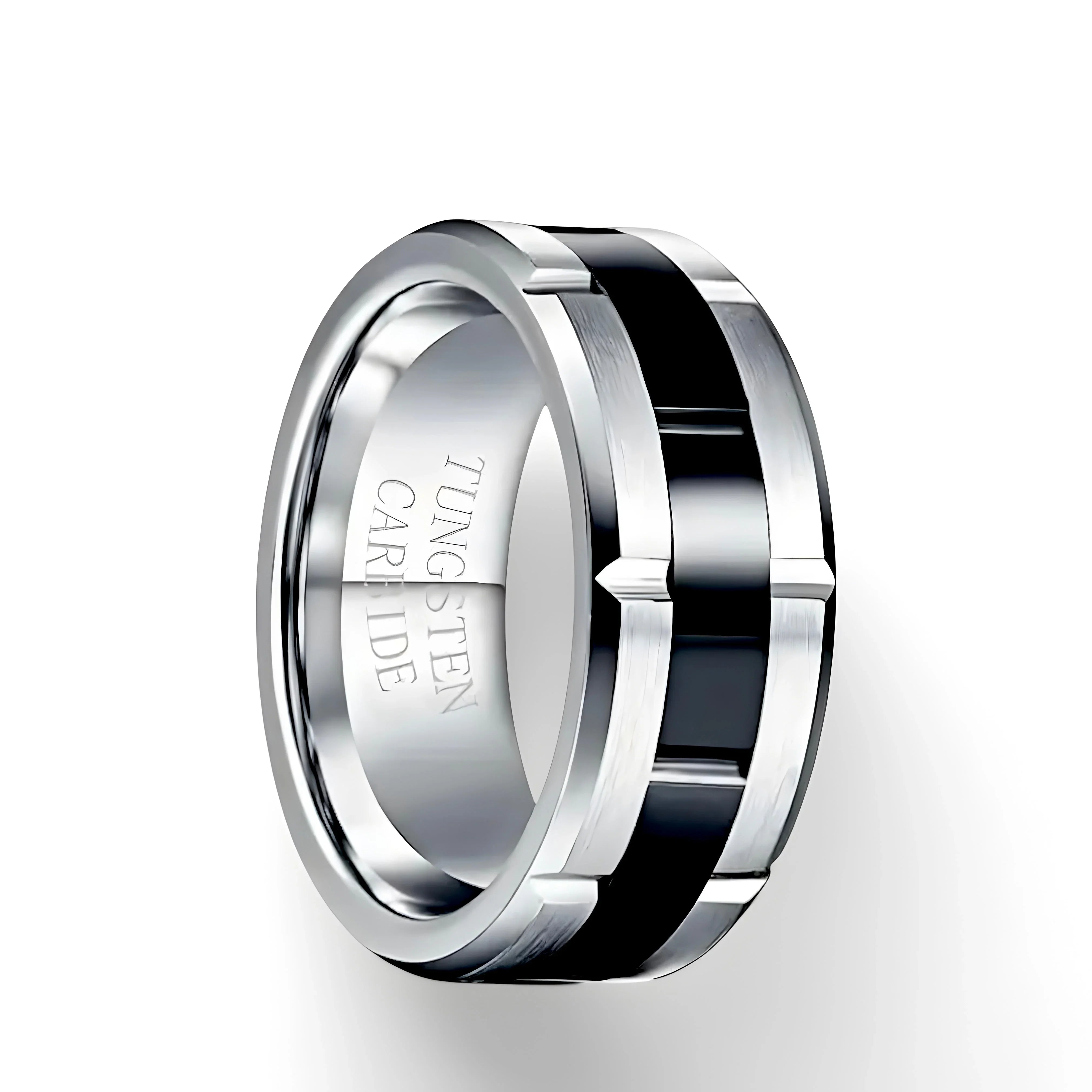 The Black Valor Tungsten Carbide Ring