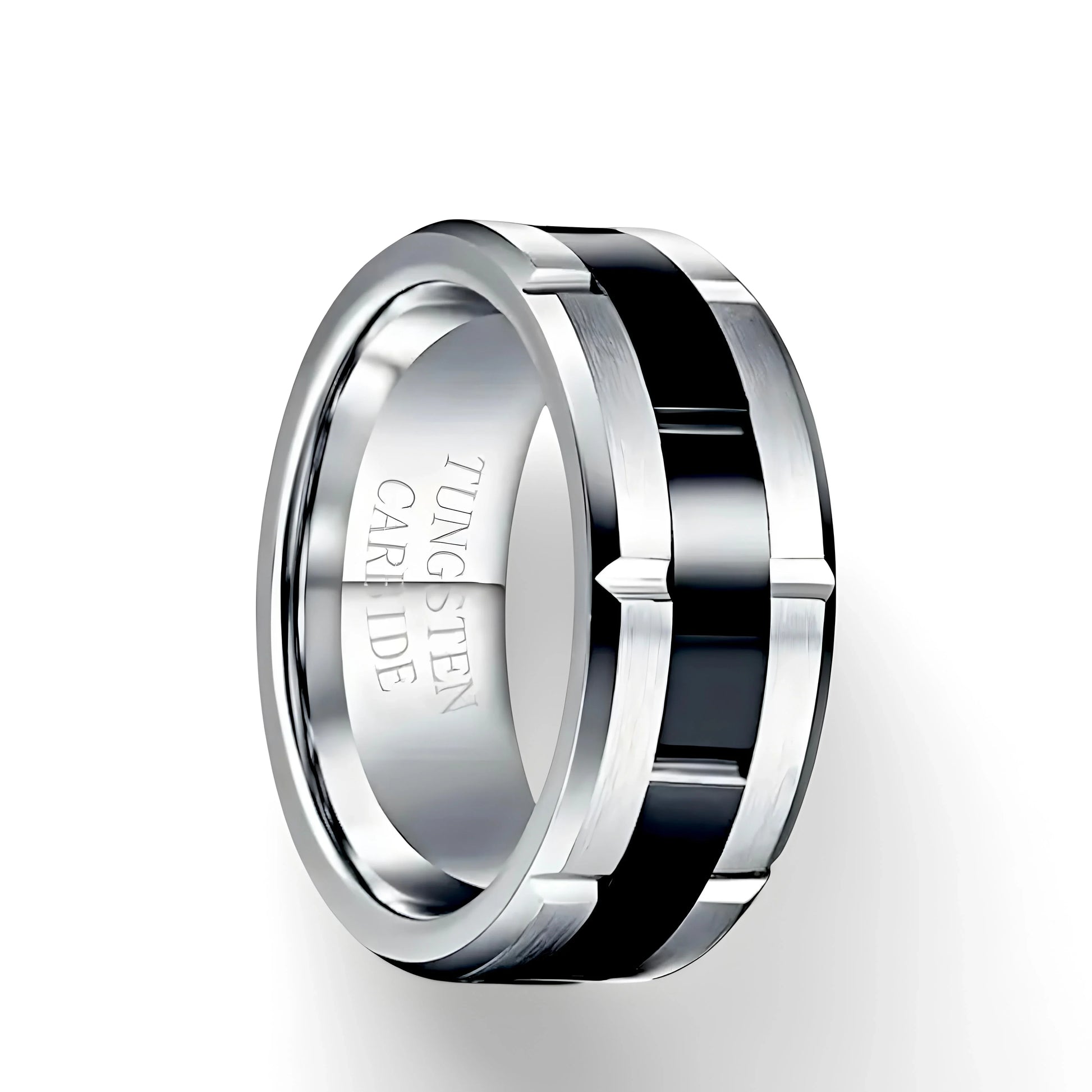 The Black Valor Tungsten Carbide Ring - MG ESSENCE