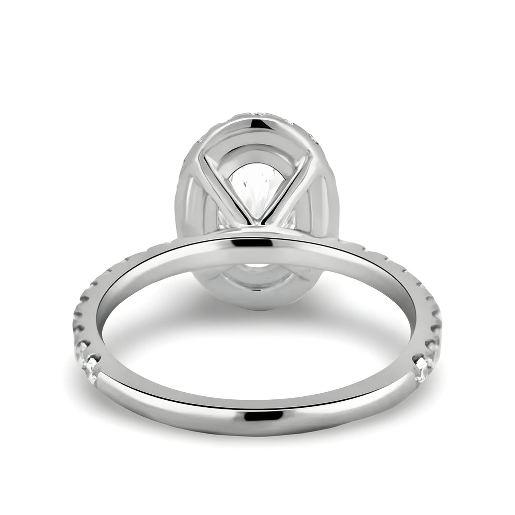MG VERELE®️ 3.0CT OVAL HALO RING - MG ESSENCE
