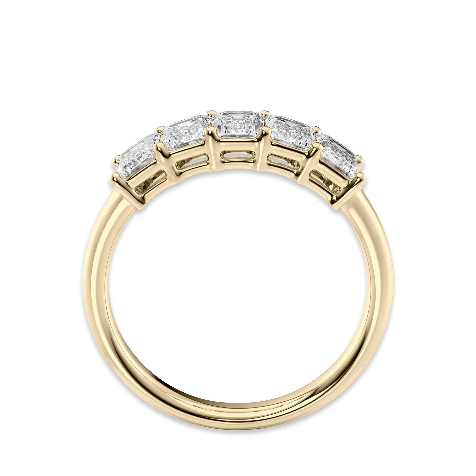2.0 CT PRINCESS CUT RING W/ PAVE BAND®️ MG Essence