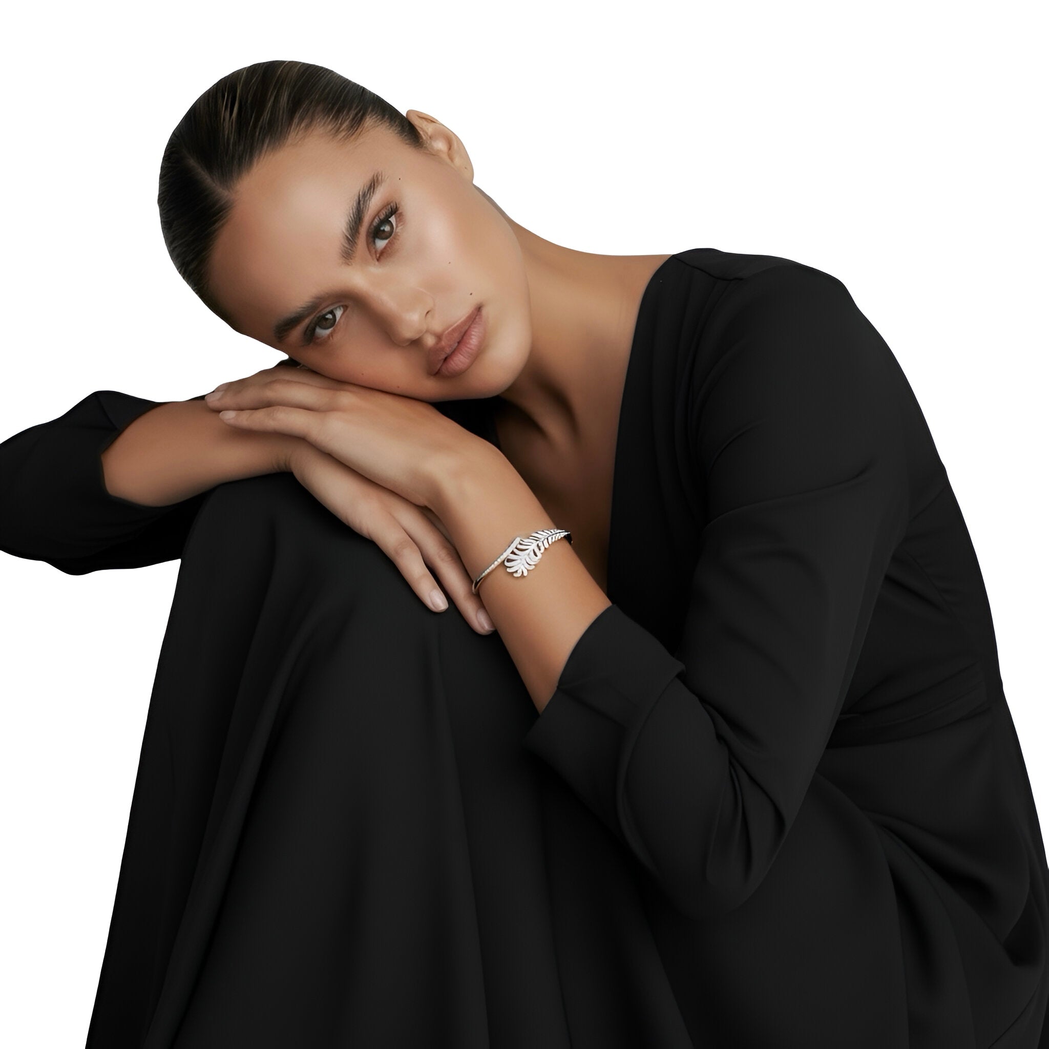 Flora™ Sterling Silver Bangle