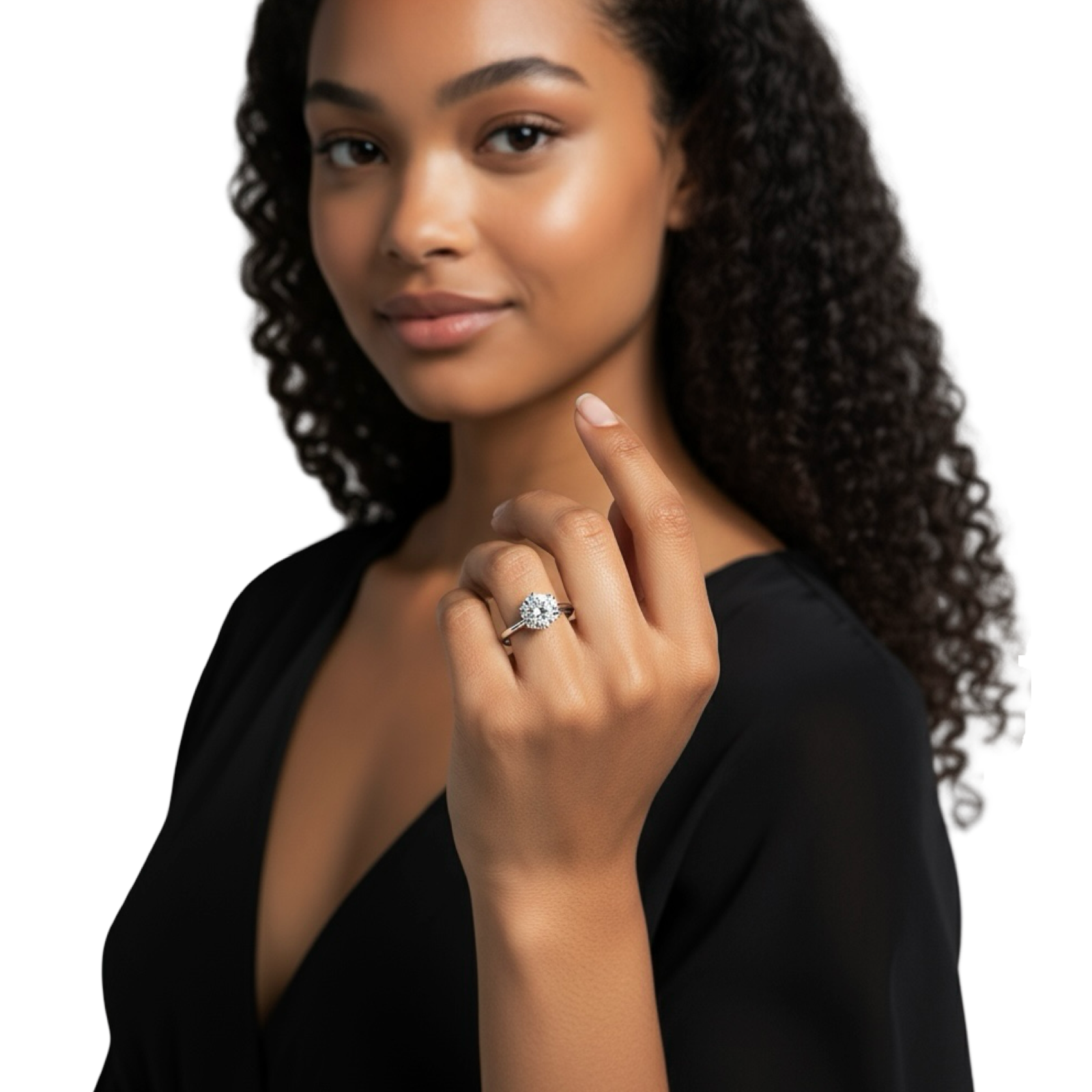 MG Aurion™ 3.0ct Round Brilliant Solitaire Ring – Sterling Silver / 9ct / 14ct White Gold