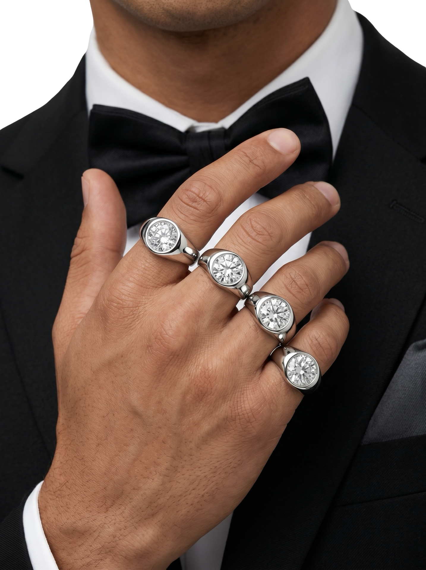 The Sovereign Band in Sterling Silver