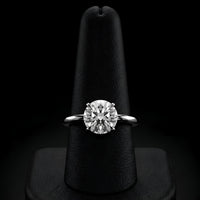 The Eternal Round Solitaire Ring in Sterling Silver