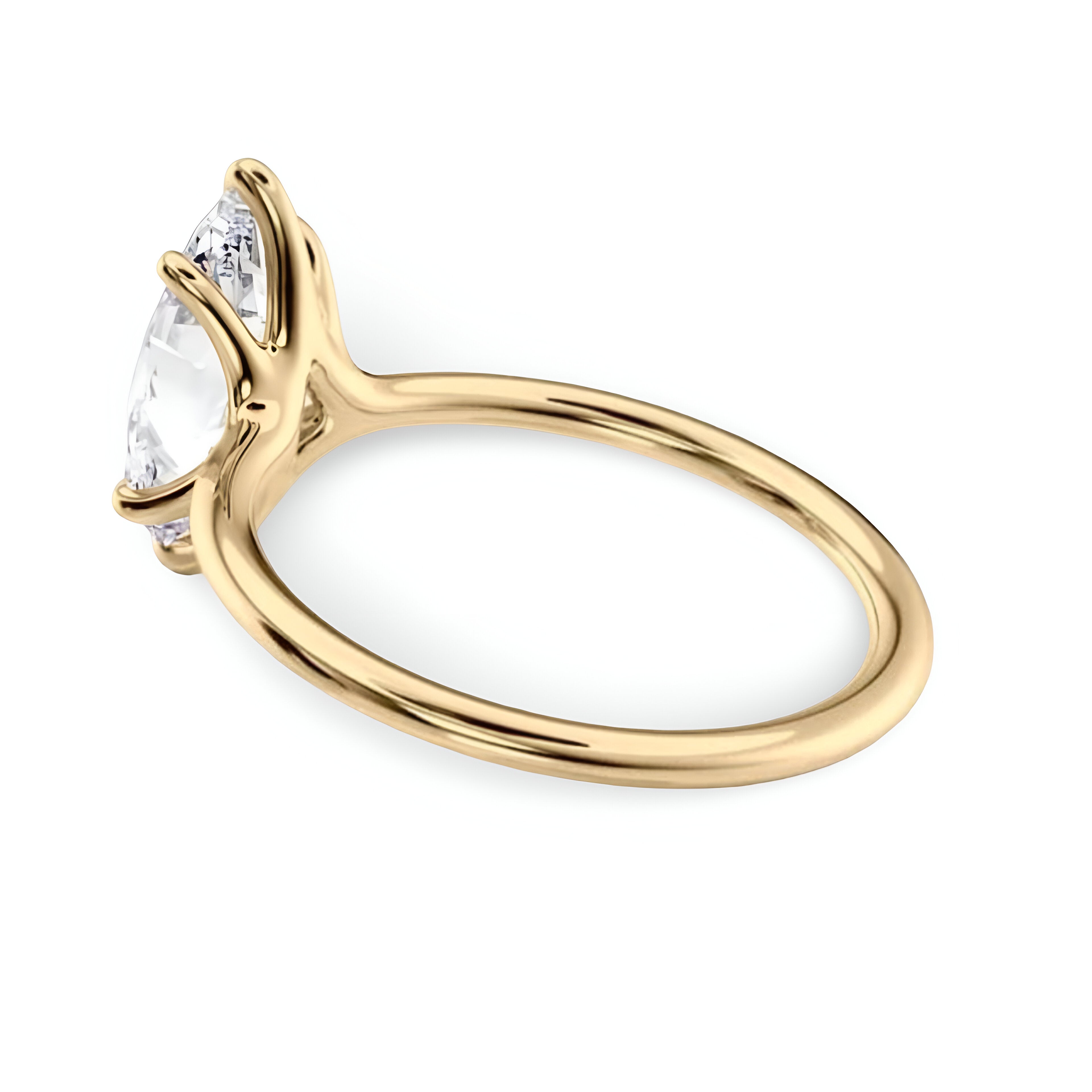 3.0CT MARQUISE CUT™️ with 6 Prongs - 9k Gold