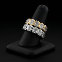Radiant Bezel Eternity Band