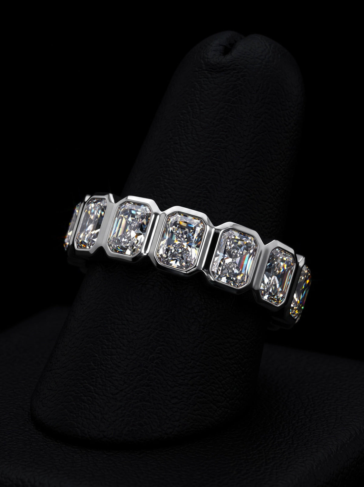 Radiant Bezel Eternity Band MG ESSENCE