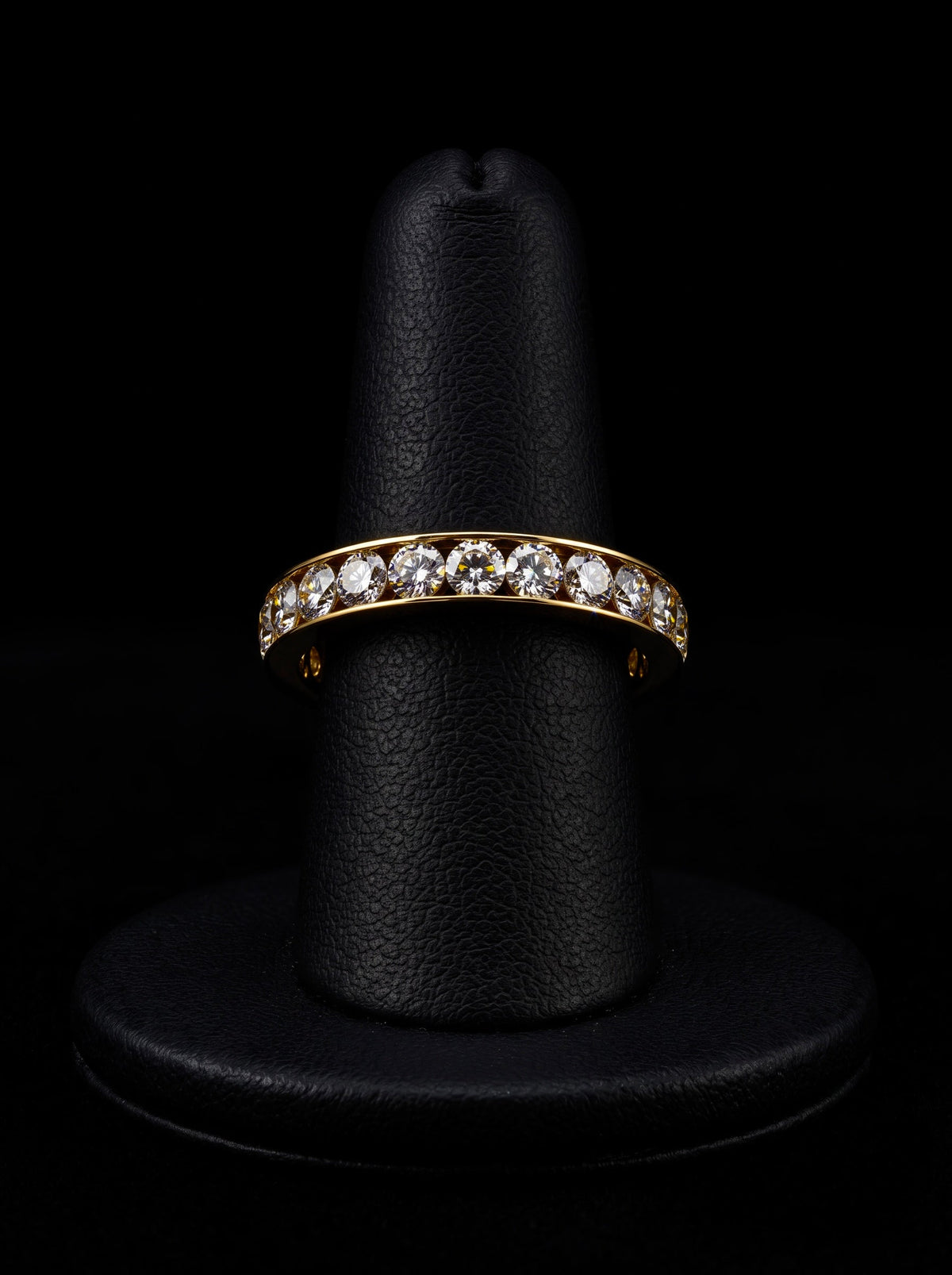 MG INFINITY™️ GOLD ROUND CHANNEL ETERNITY BAND MG Essence