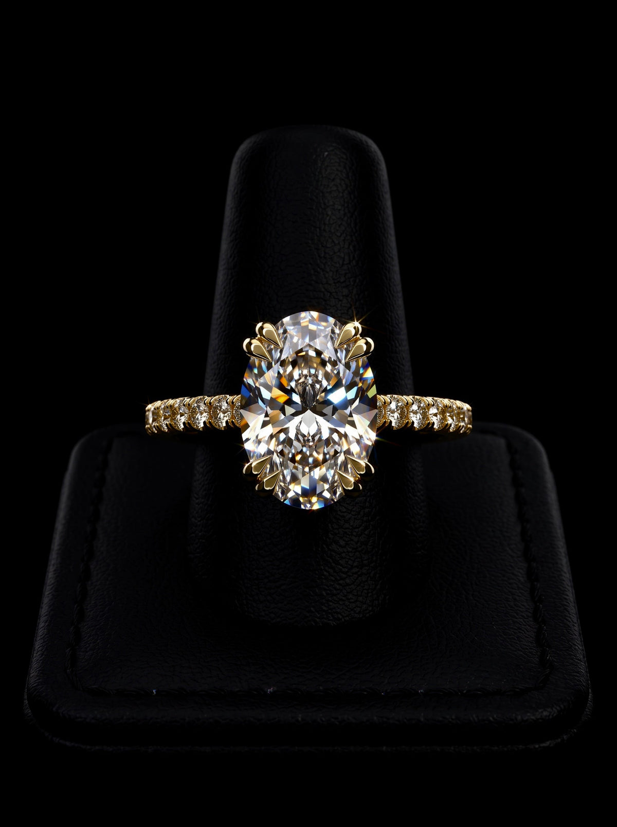 MG AURELIA™ Oval Cut Solitaire with Double Talon Prongs MG ESSENCE