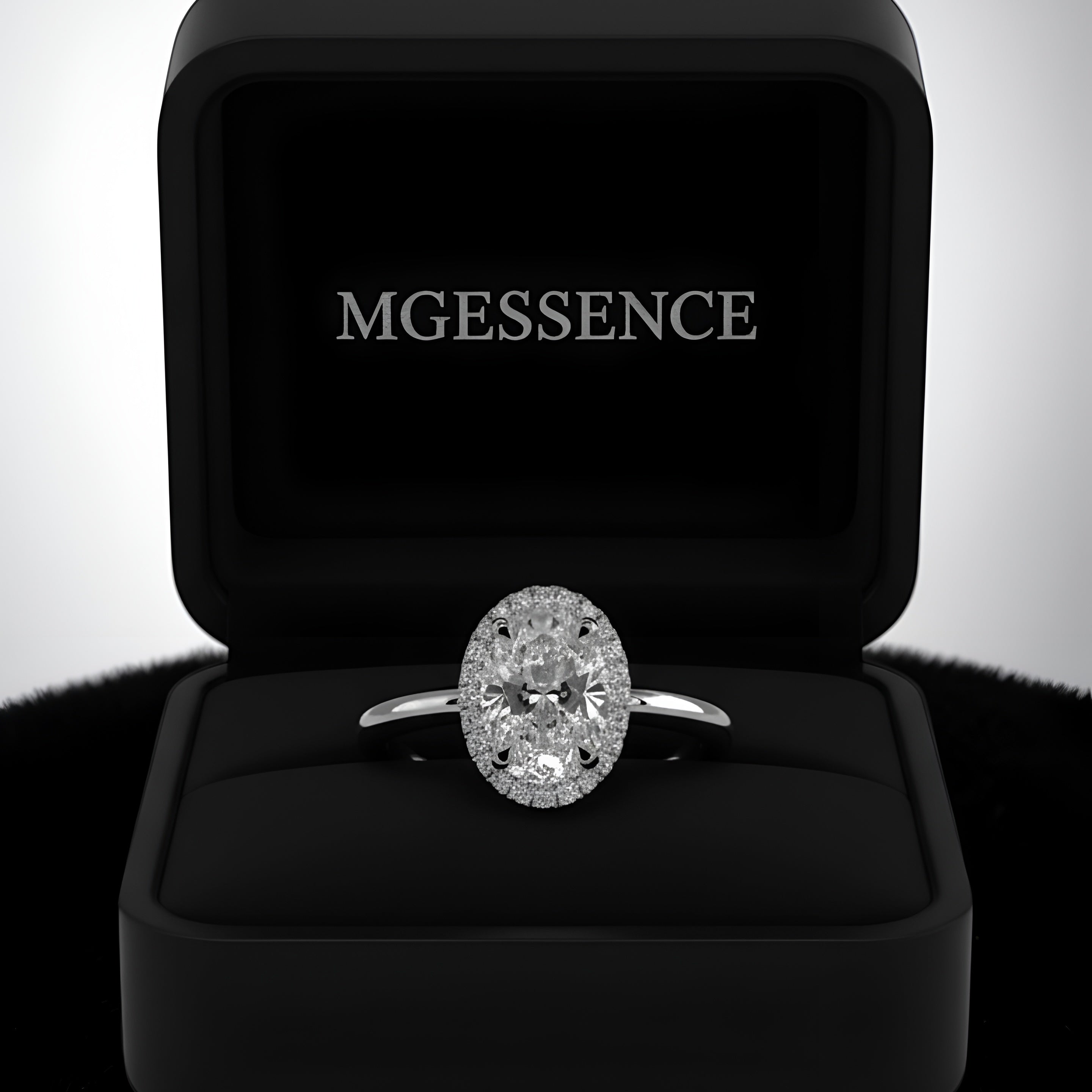 MG VERELE™️ 3.0CT Oval Halo Ring