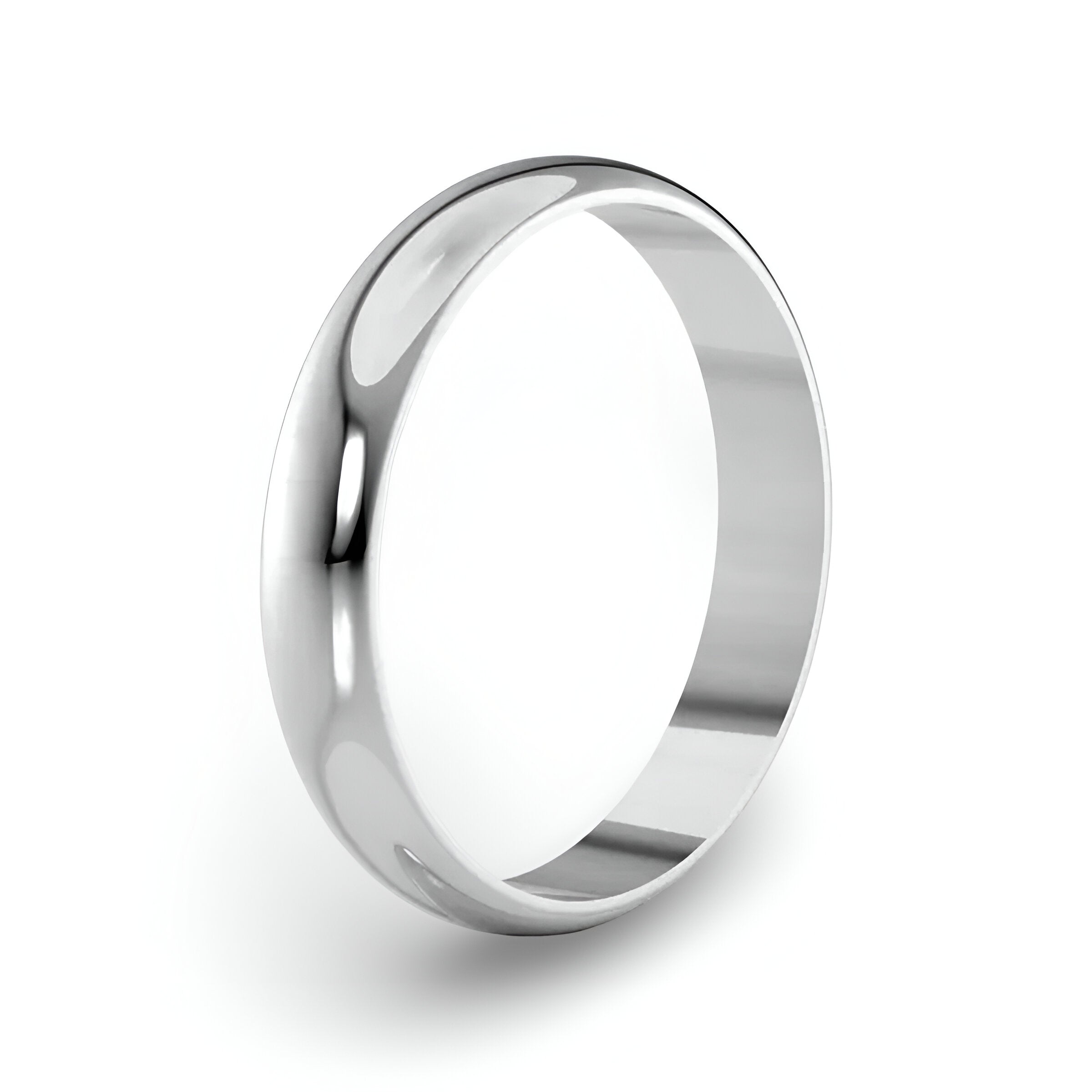 Timeless Classic 4mm White Gold Band