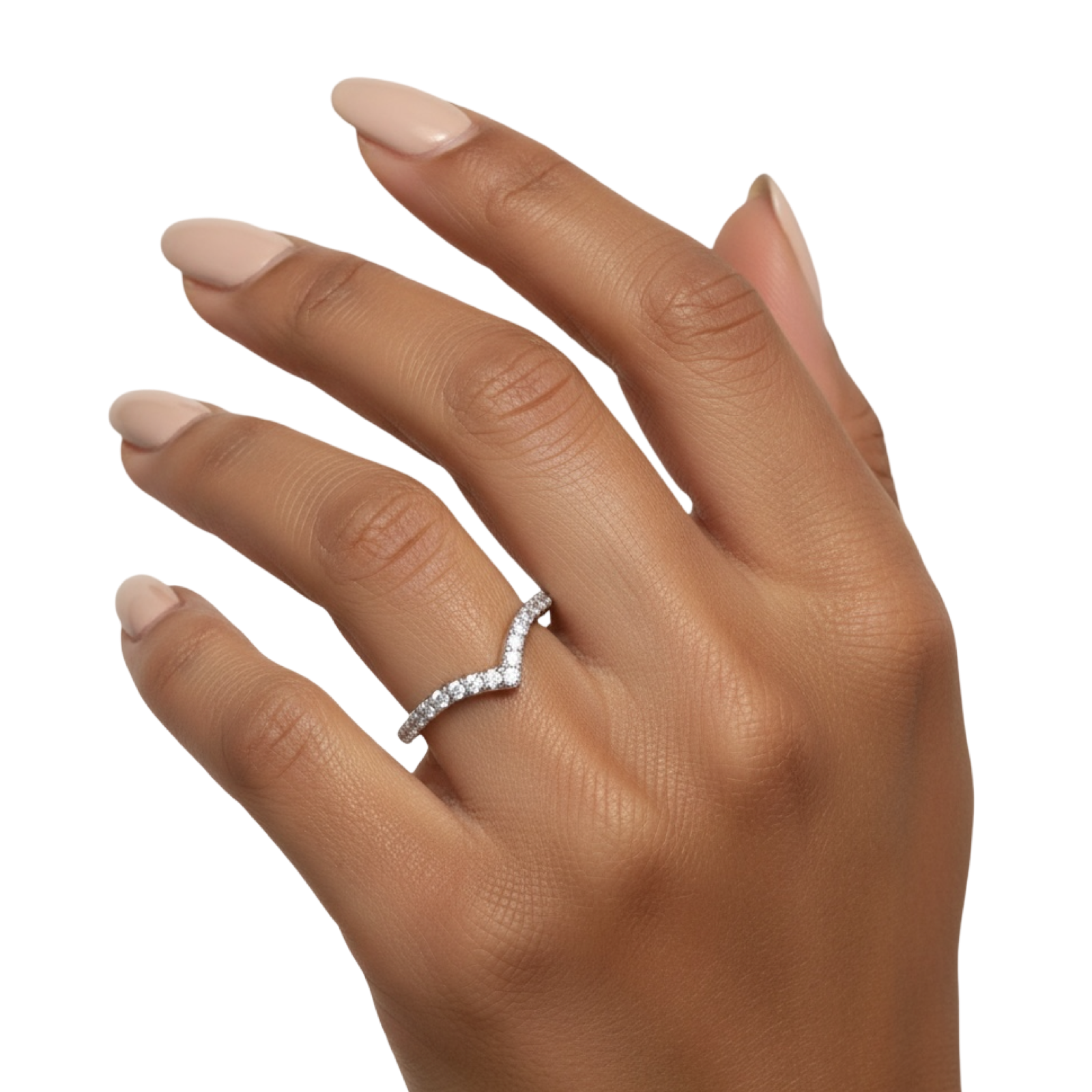 MG OLYNA®️ Eternal Glow Ring with Moissanite Stones