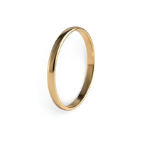 4 mm 9K Yellow Gold Bangle – Everyday Luxury & Timeless Elegance