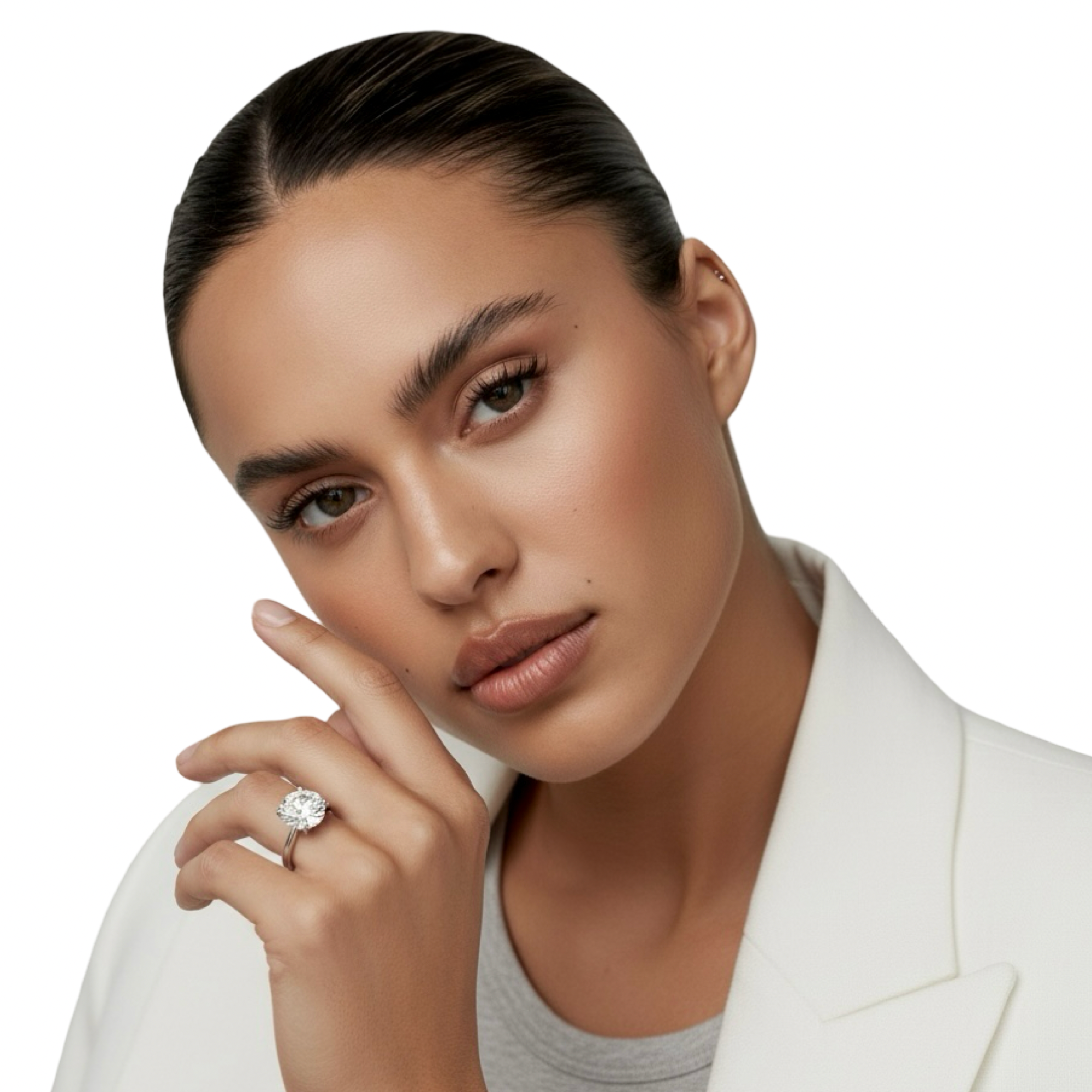 2.0CT Round Brilliant Solitaire W/ Four Prongs