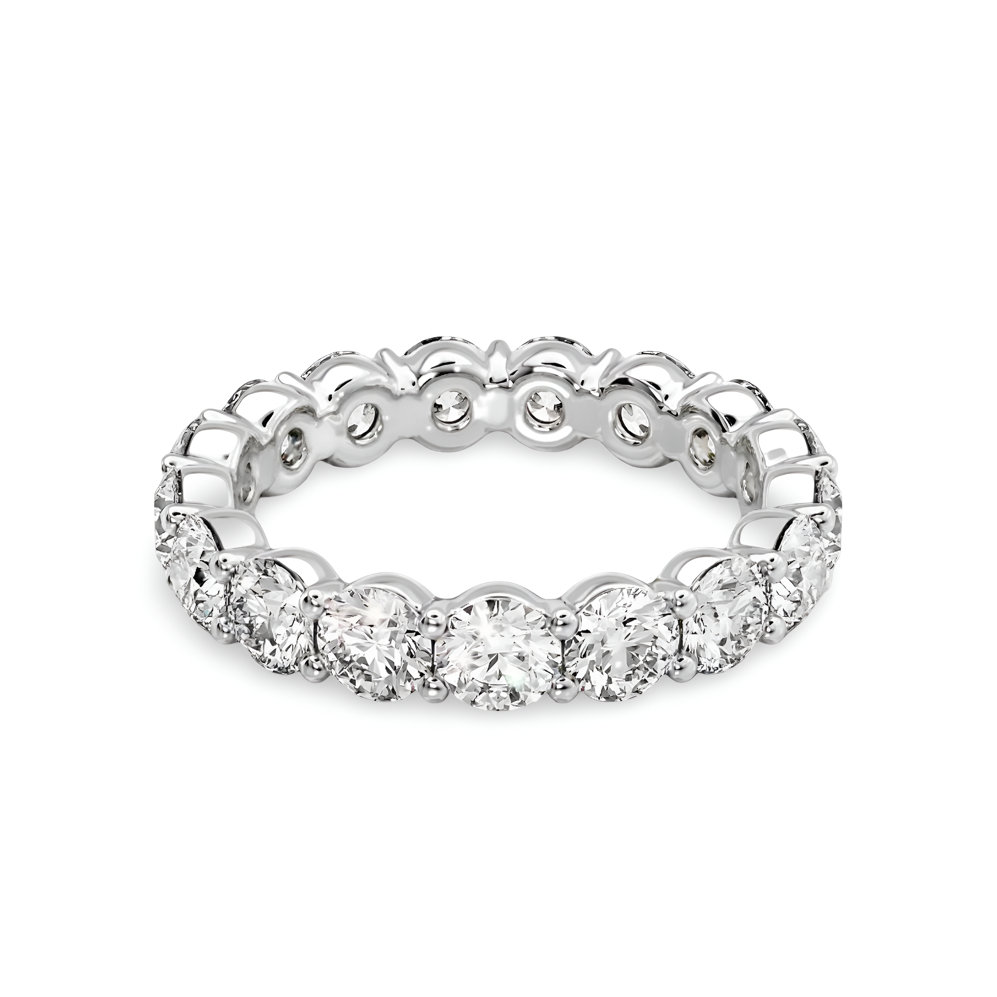 THE INFINITE GRACE™️ Round Cut Moissanite Eternity Band