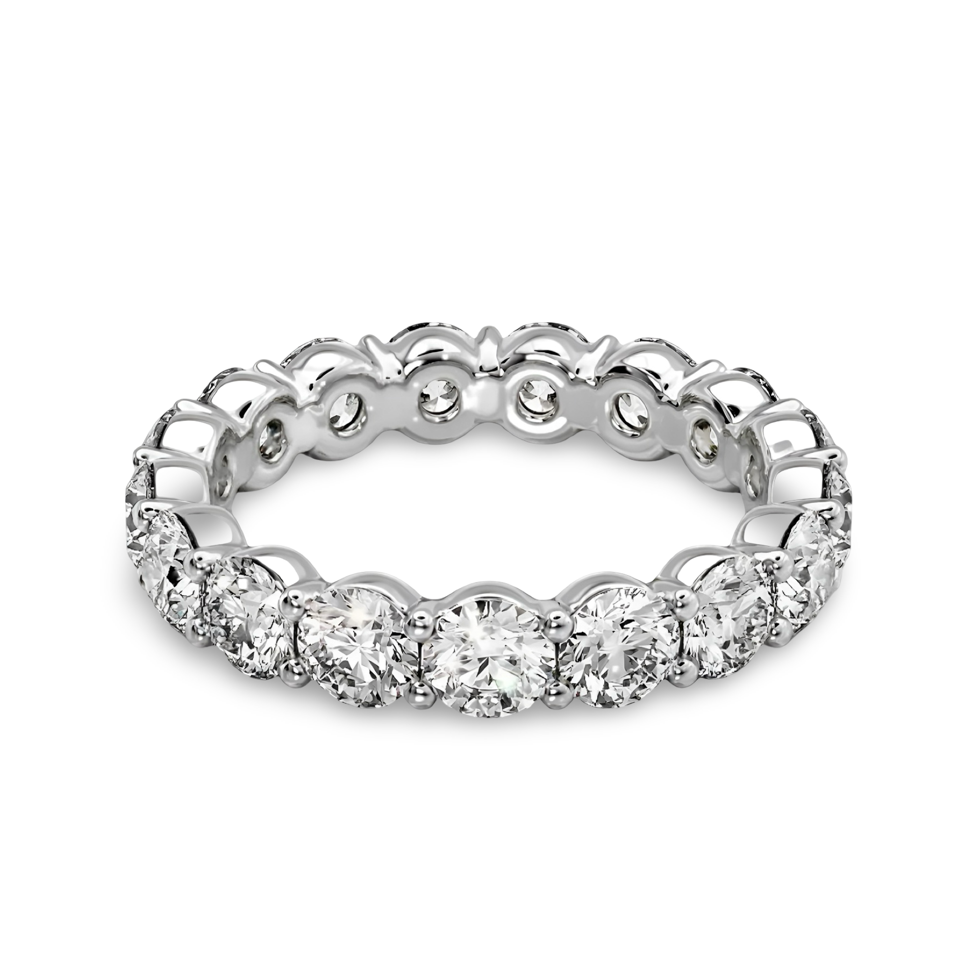 THE INFINITE GRACE™️ Round Cut Moissanite Eternity Band