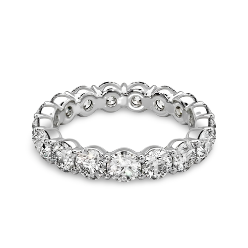 THE INFINITE GRACE™️ Round Cut Moissanite Eternity Band