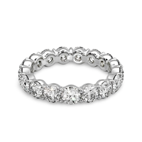 THE INFINITE GRACE™️ Round Cut Moissanite Eternity Band
