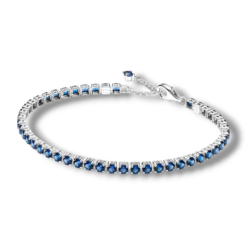 Sparkling Bluestone Tennis Bracelet