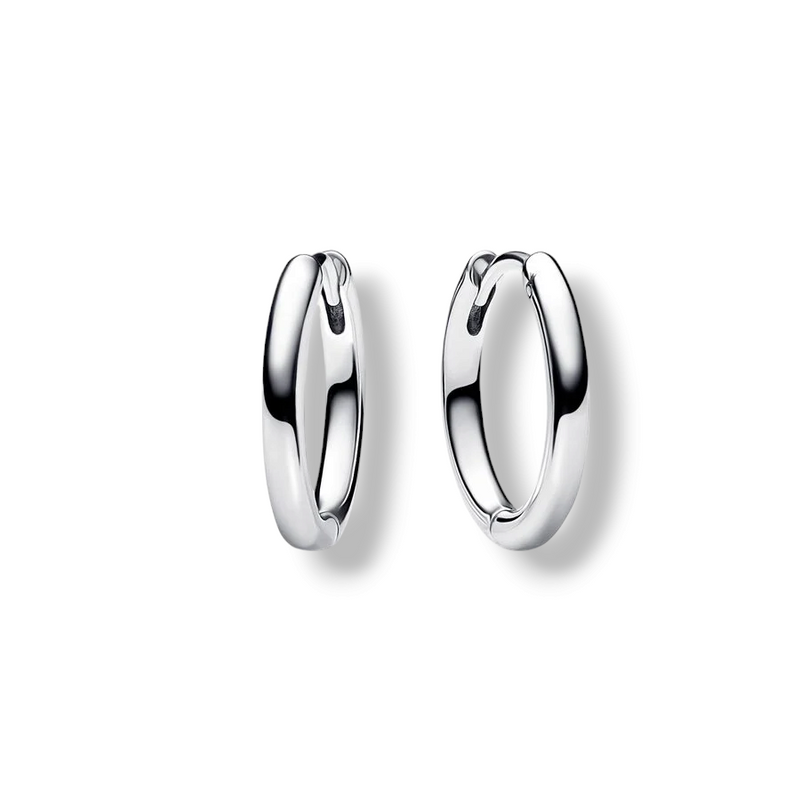 Silver Hoop Earrings