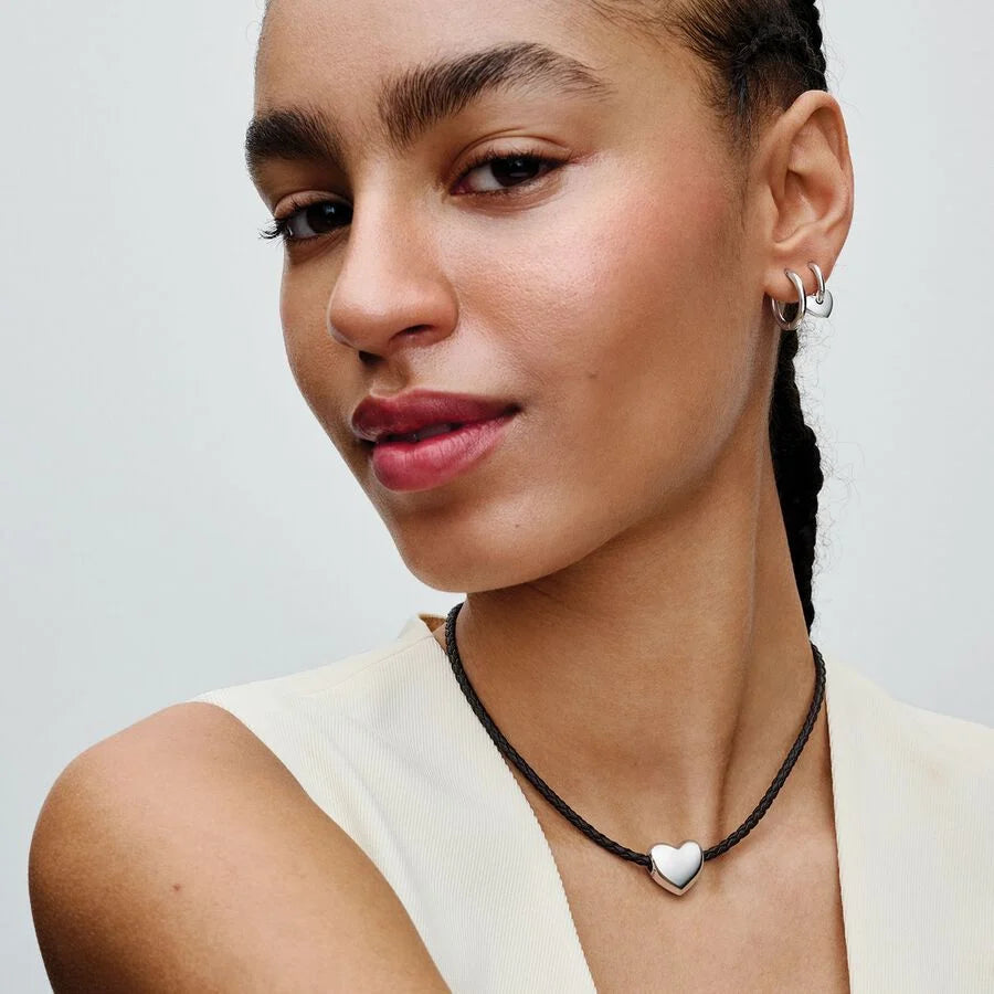 Silver Hoop Earrings - MG ESSENCE