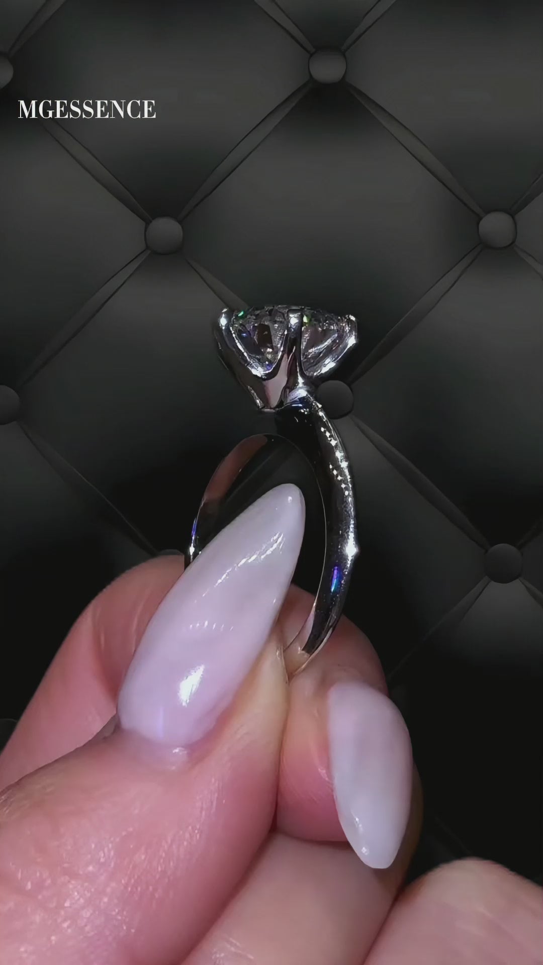 5.0CT Round Brilliant Solitaire Ring™️ – Tiffany-Style 6-Prong